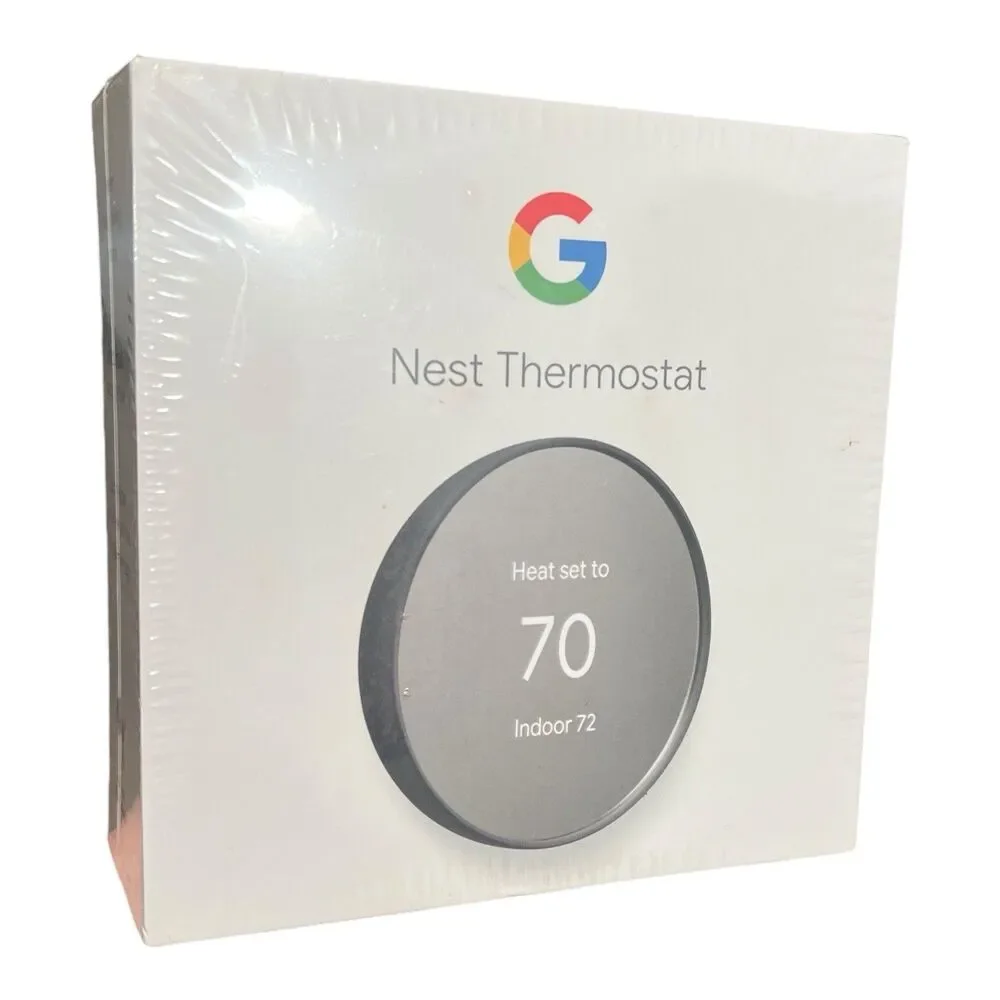 Google G4CVZ Nest Smart Thermostat, Charcoal, Factory Sealed - Picture 2 of 9